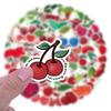 60pcs Cartoon Cherry Fruit Stickers – Waterproof Decoration for Journals, Stationery, Water Bottles & Computers