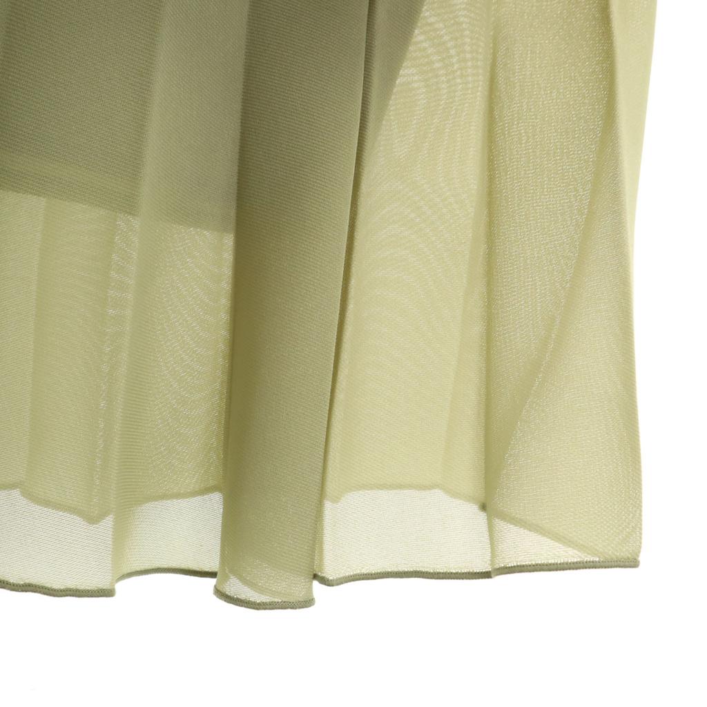 Mila Owen Long length Pleats skirt Beige Women Used