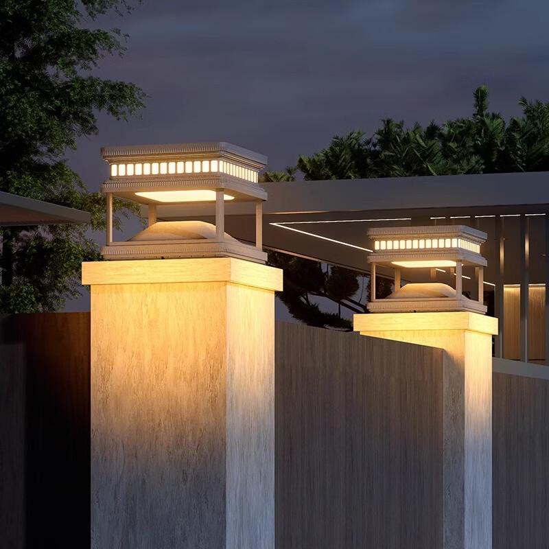 Nufeng Outdoor Solar Pillar Light