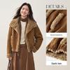 Cappotto Invernale di Peluche Vintage da Donna