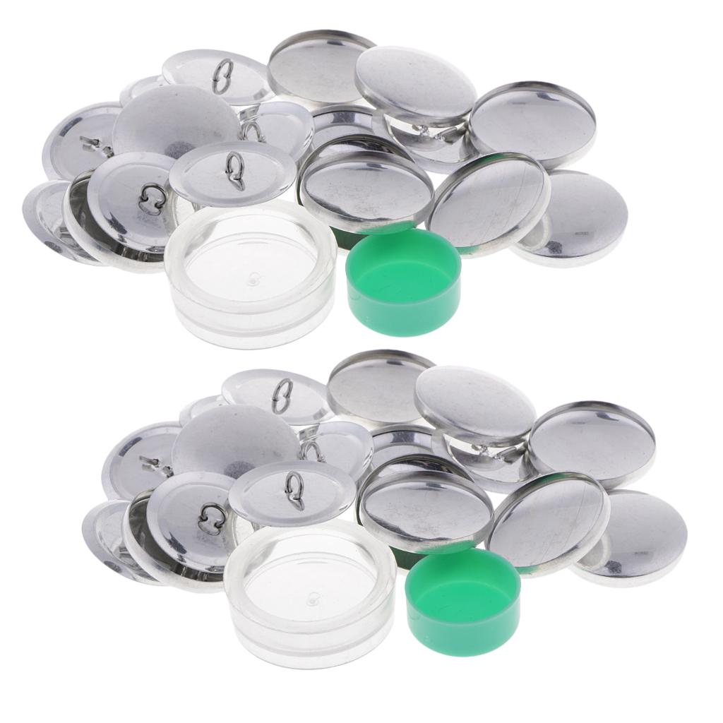 20 sád Stlačenie tlačidla Tlačidlom na utierku Základný polotovar DIY 30 mm