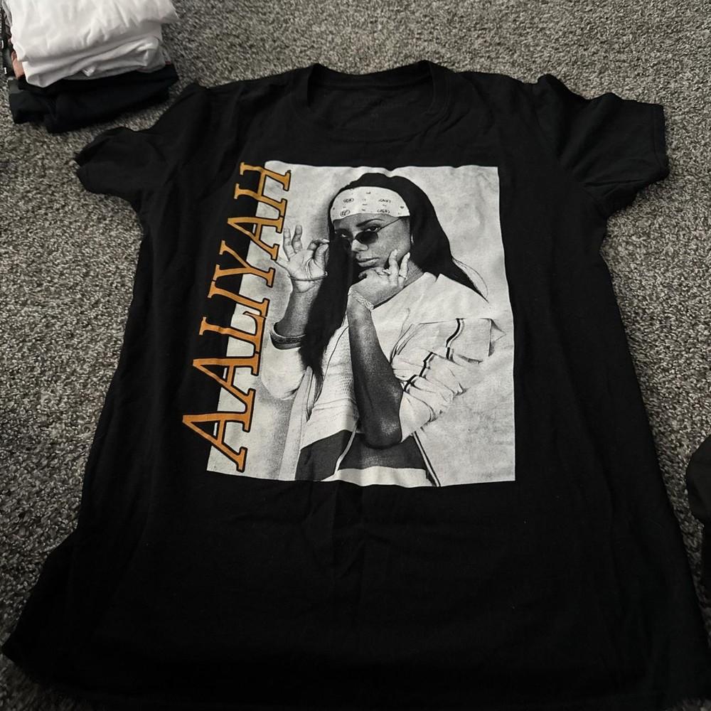 Редкая футболка Aaliyah Унисекс Концертная S-5XL SG795 Унисекс Футболка XL