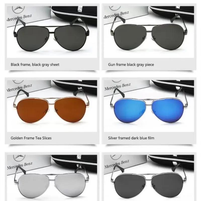 Car Sticker For Mercedes Benz W176 W177 W204 W205 W212 W213 Car High End Luxury Men Driving Polarized Sunglasses Anti Glare Driv