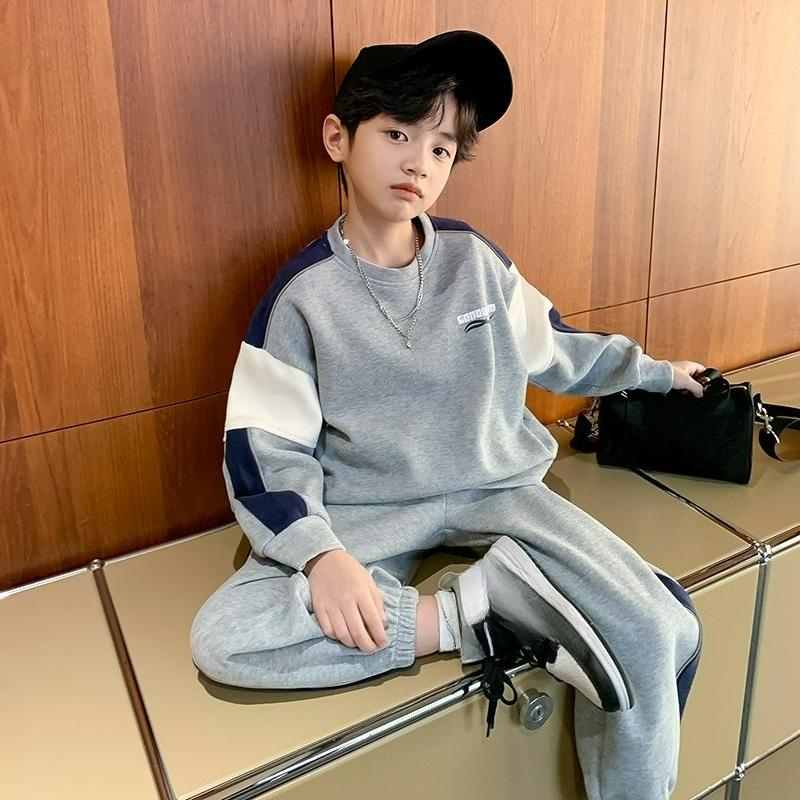 Boys  Spring Suits, Two-piece Suits, Spring and Autumn Children s Handsome Sweaters, Sportswear, Spring and Autumn Trendy Clothes 120