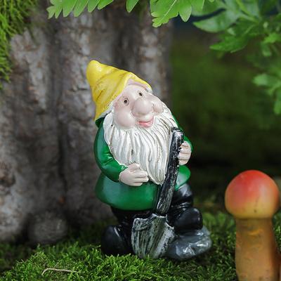 Mini-Gnom-Figuren Handbemalte Niedliche Harz-Zwerge Statue Mikrolandschaft Außen Garten Schreibtisch Dekoration Ornament 2025 Neu