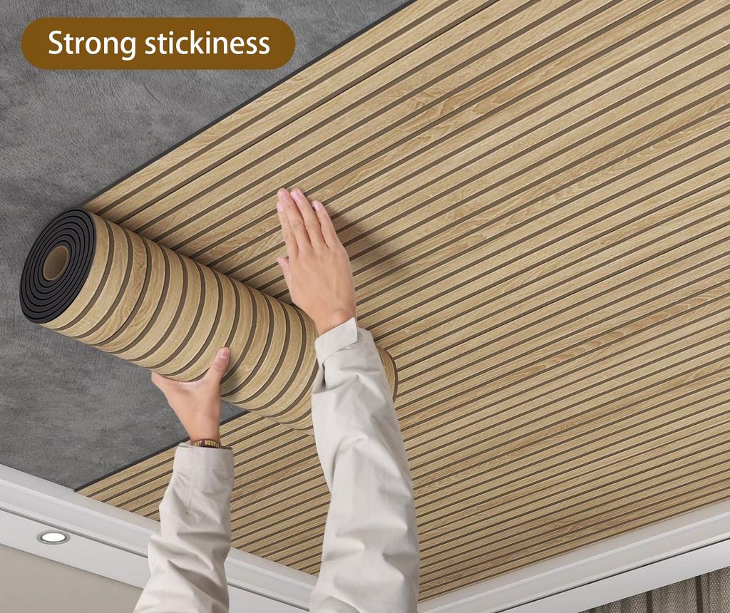 Self-Adhesive Wall Panel Sxp Foam Stickers 1 Roll Peel and Stick 3D Wall Sticker Easy to DIY Suitable for Ceiling, Living Room