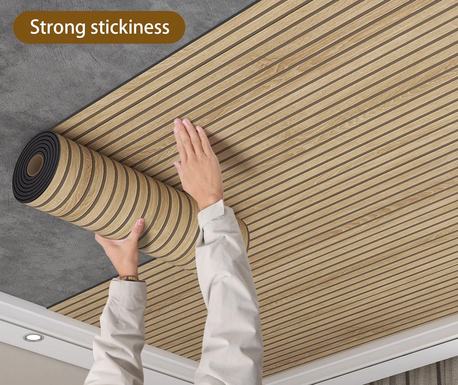 

Self-Adhesive Wall Panel Sxp Foam Stickers 1 Roll Peel and Stick 3D Wall Sticker Easy to DIY Suitable for Ceiling, Living Room 40cmX3m