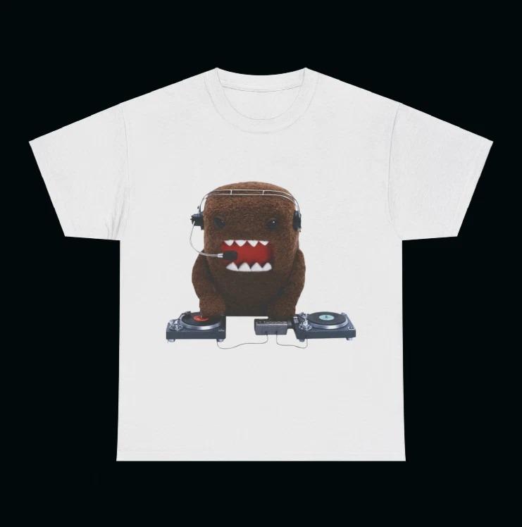 2026 Summer Domo Kun Funny Pattern Daily Print Tshirts Unisex And Unisex Simple Color Casual Versatile Gothic Shortsleeves Tops
