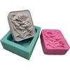 Lily Flower Soap Mold Pretty Flower Soap Silicone Mould for Handmade DIY Soap Making Lotion Bars Scented Candles Resin Crafts Aromatherapy Gypsum