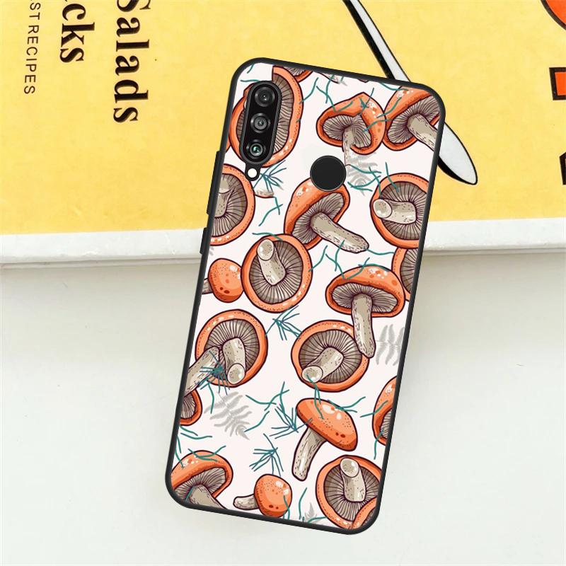 Wild Forest Mushroom For Huawei Nova 12i 7i 8i 11i Y73 Y72 Y61 Y91 Y90 Y70 Y60 9 10 SE 11 Pro P30 P40 Lite Case