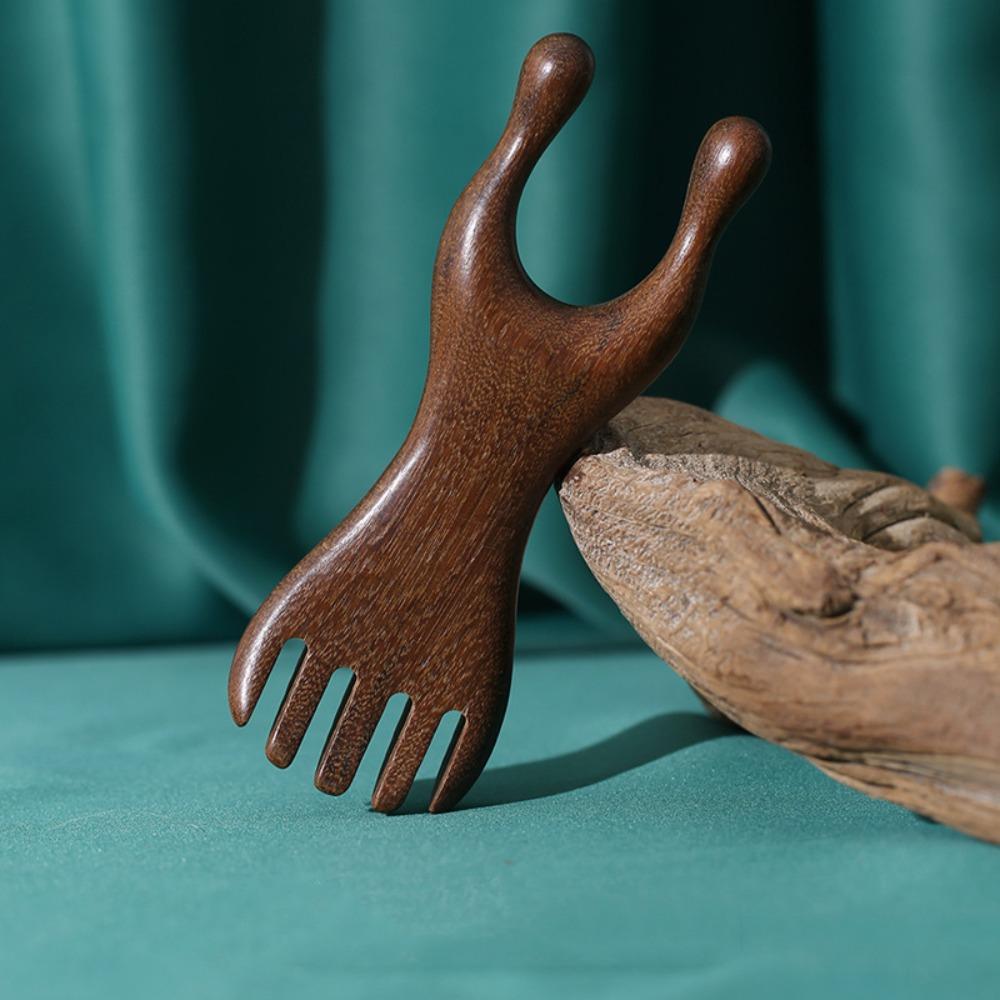 Animal Shaped Body Meridian Massage Comb Sandalwood Meridian Combs  Health Care