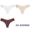 Sexy Ice Silk Panties Low-waist Traceless G-String Thong Lingerie Ladies Large-sized Breathable Lace Underpants