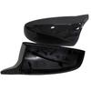 Excellent Facelifted Side Wing Modified for BMW X5 E70 X6 E71 2008-2013 Mirror Cover Caps Bright Black Carbon Fiber Pattern