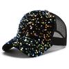 Hot Sale Fashionable Women's Sequin Baseball Cap Adjustable Outdoor Female Summer Trucker Hat Streetwear Dopamine Color Hat