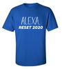 Funny Alexa Reset 2020 Unisex Short Sleeve T Shirt Mens Kids Womens Tops Tees Unisex