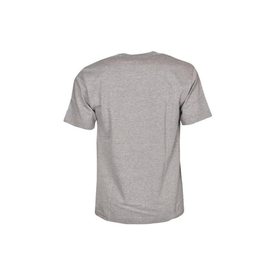CDG Play T-Shirts Unisex Gray Crew Neck Moderate AZT296-051