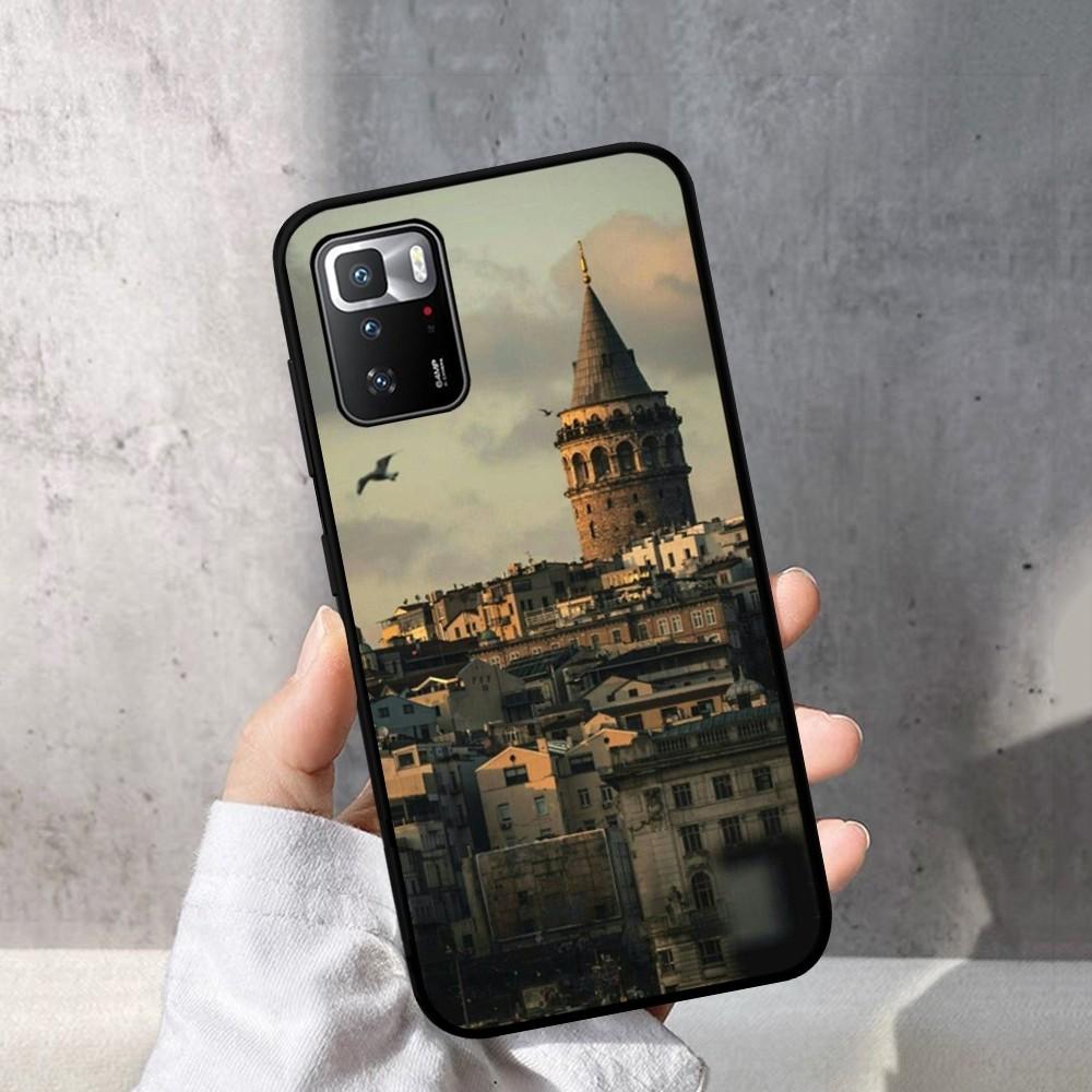 Turkey Istanbul Scenery Phone Case For Redmi Note 4 X 5 A 6 7 8 Pro T 9 Pro 9S 10 Pro 11 Pro 11S 11Epro PocoM3pro