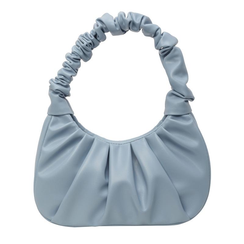 Premium Sense Light Luxury Niche Design Bag Women's 2025 New Pleated Cloud Bag Temperament Versatile Shoulder Armpit Bag