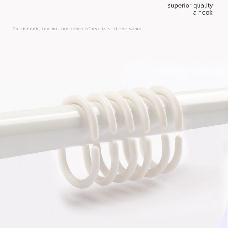 Quick Install Bathroom Curtain with 12pcs Hook Geometric Print Fabric Waterproof Shower Curtain 70.87x70.87Inches