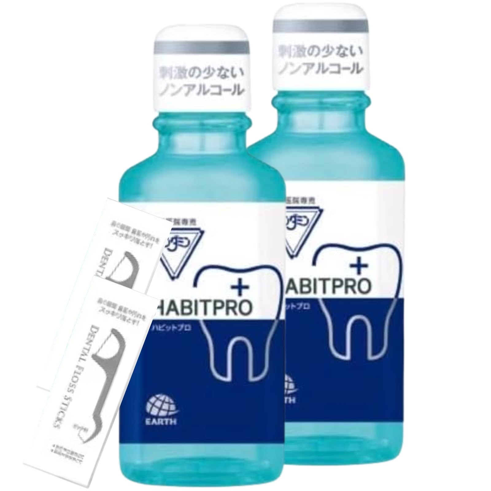 

Habit Pro 100ml x 2 dental clinics Seiwa Dental Floss x 2 original (for only) + (with paper) [Set Product] синий