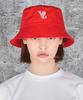 Bajal 3D Monogram Color Bucket Hat Red