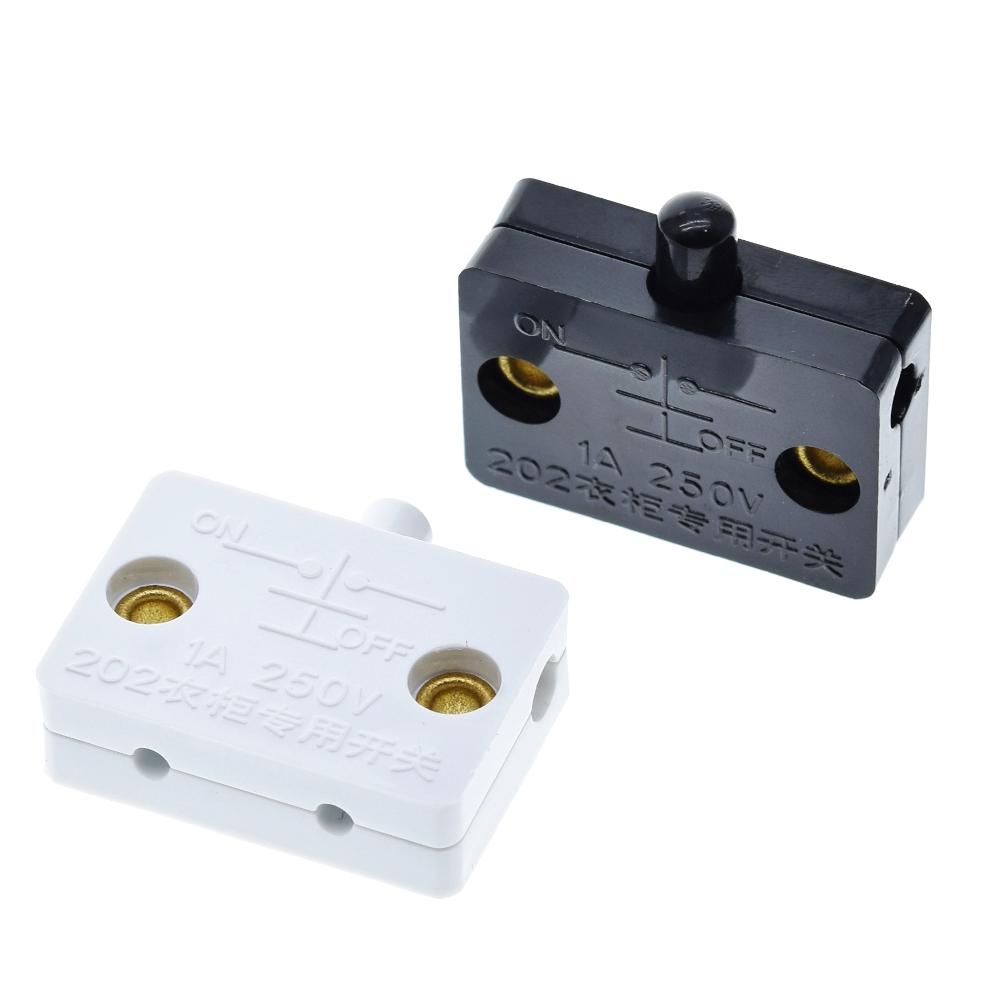 Closet Cabinet Light Switch Automatic Reset Switch Household Cabinet Door Control Switch Wardrobe Light Switch for Electronic