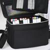 120 Slots Marker Holder Case with Shoulder Strap Large Capacity Multi-layer Markers Holder Carrying Bag for Paint Brush