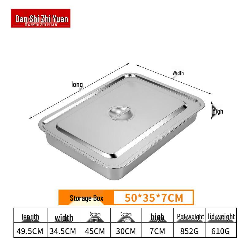 Stainless Steel Food Storage Container with Lid