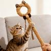 Plush Cat Stick Toy with Bells and Tassels, Soft and Cute Interactive Cat Fun Stick, Kitten Fun Toy for Indoor Cats