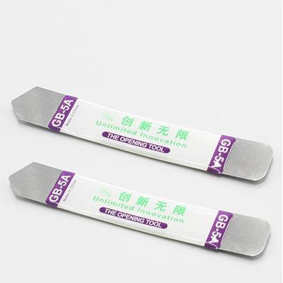 SAYTL 2PCS Stainless Steel Soft Thin Pry Spudger Cellphone Tablet Screen Battery Opening Blade Tools for Samsung iPhone iPad