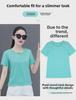 Women's 2025 Summer Ice Silk Quick-Dry Short-Sleeved Sports T-Shirt