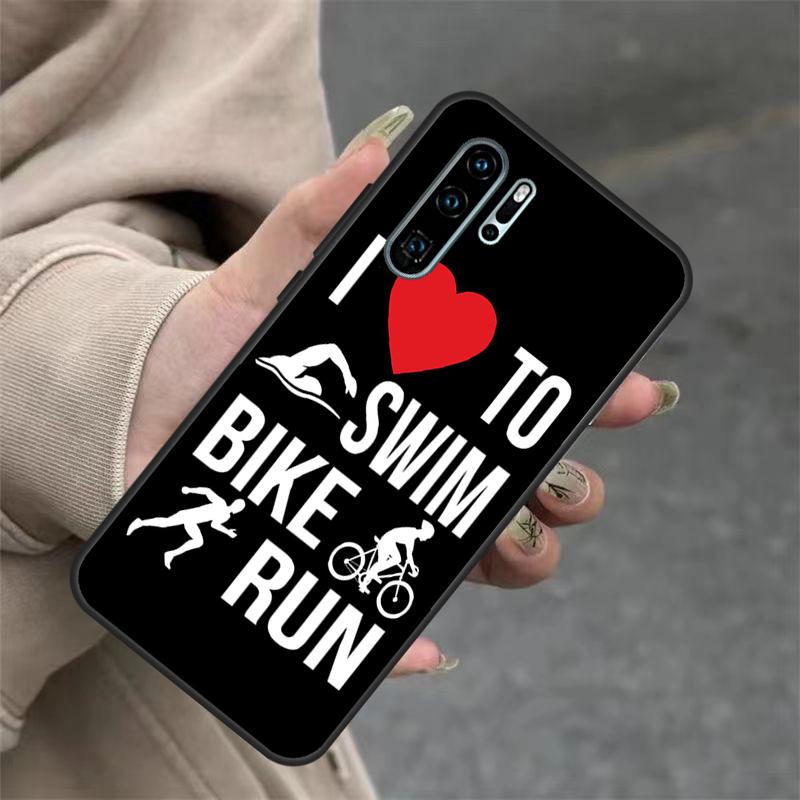 

Swim Bike Run Triathlon Case For Huawei P40 Lite P20 P30 Nova 11 Pro 9 10 SE 3i 7i 11i 5T Y60 Y61 Y70 Y90 Y91 Cover P Smart 2021