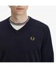 FRED PERRY [Baseline] Classic V-Neck Knit - Navy Afpm2439600-795