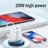 Mobile Phone Fast Charging Head Pd20wqc3.0 Dual Port European And American Standard Usb Charging Universal Mobile Phone Plug