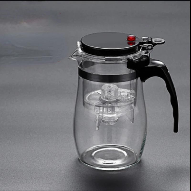 

Чайники Термостойкий стеклянный чайник Заварочный чайник Китайский чайный сервиз кунг-фу Чайник Кофеварка Удобные офисные чайные сервизы