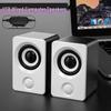 Wired Desktop Computer Speakers with Subwoofer - Mini Pair for PC and Laptop Home Use