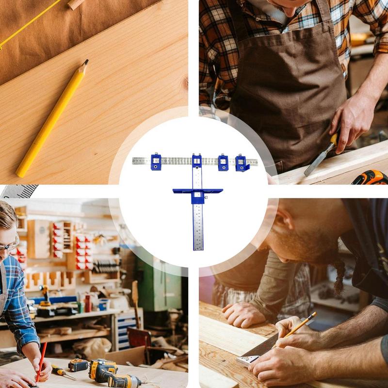 Adjustable Cabinet Hardware Jig Tool Punch Locator Drill Template Guide Installation Of Handles Knobs On Doors And Drawer