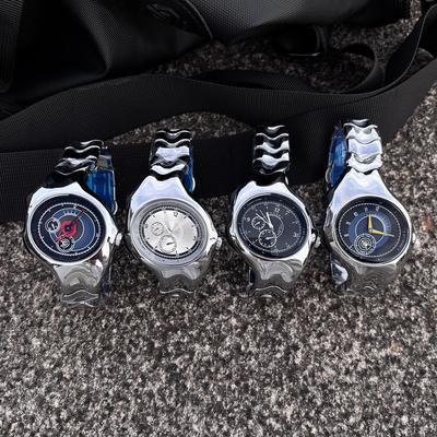 Alien Y2k Dial Twisted Case Ellipse Quartz Watch Mens Special Blade Creative Alien Shape Design Fashion Unique Men Watch Clock