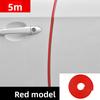 Striscia adesiva anti-collisione per portiera auto da 5M Striscia decorativa in gomma universale invisibile antigraffio per bordi portiera auto