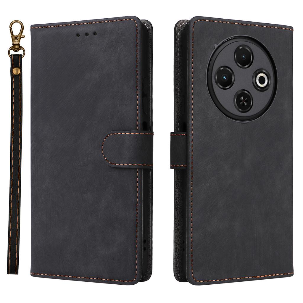 Für TECNO Spark 30C 4G kL5n Brieftasche Hülle RFID-Blockierung PU-Leder Abdeckung Ständer Ansicht