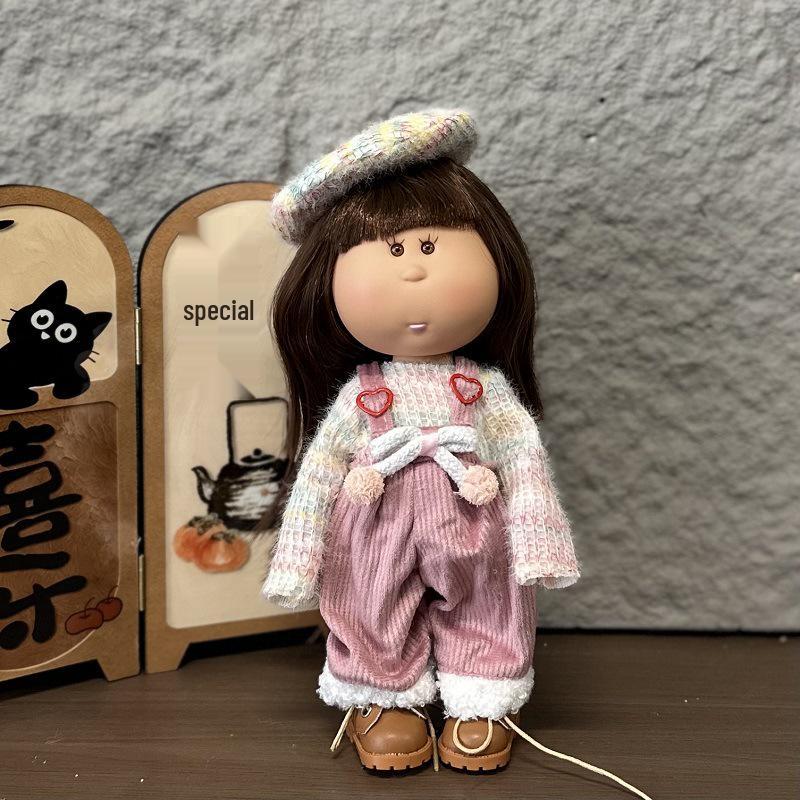 Mia Spanish 24cm Handmade BJD Waldorf Doll with DIY Replacement Clothes