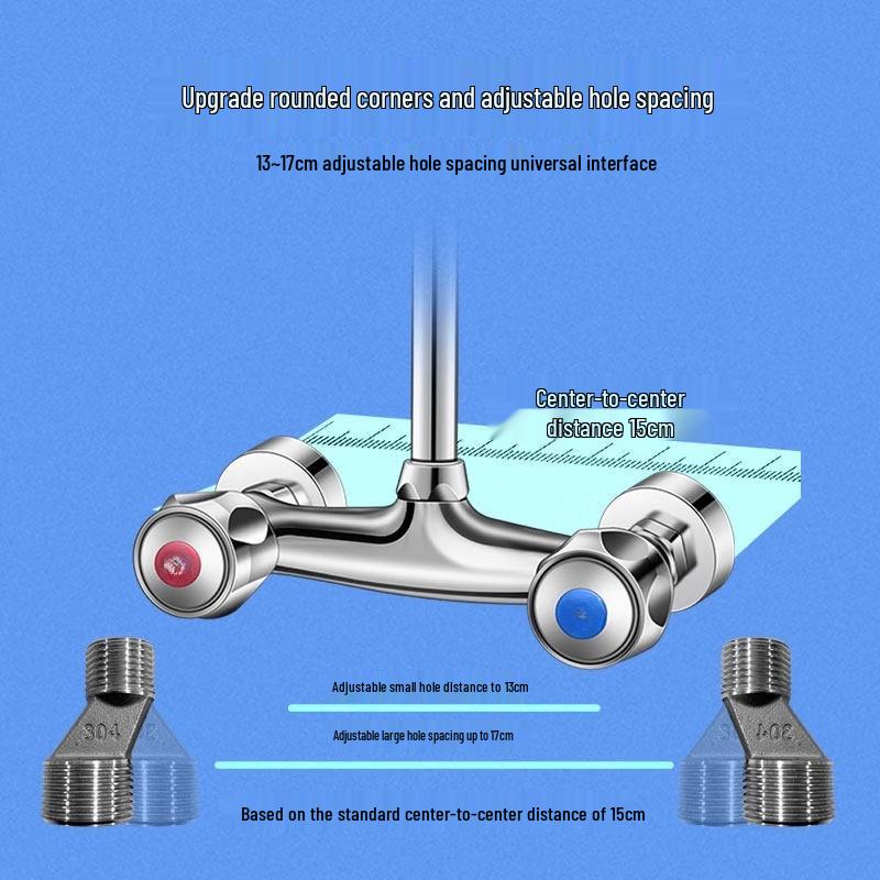HC Classic Wall-Mounted Kitchen Sink Faucet