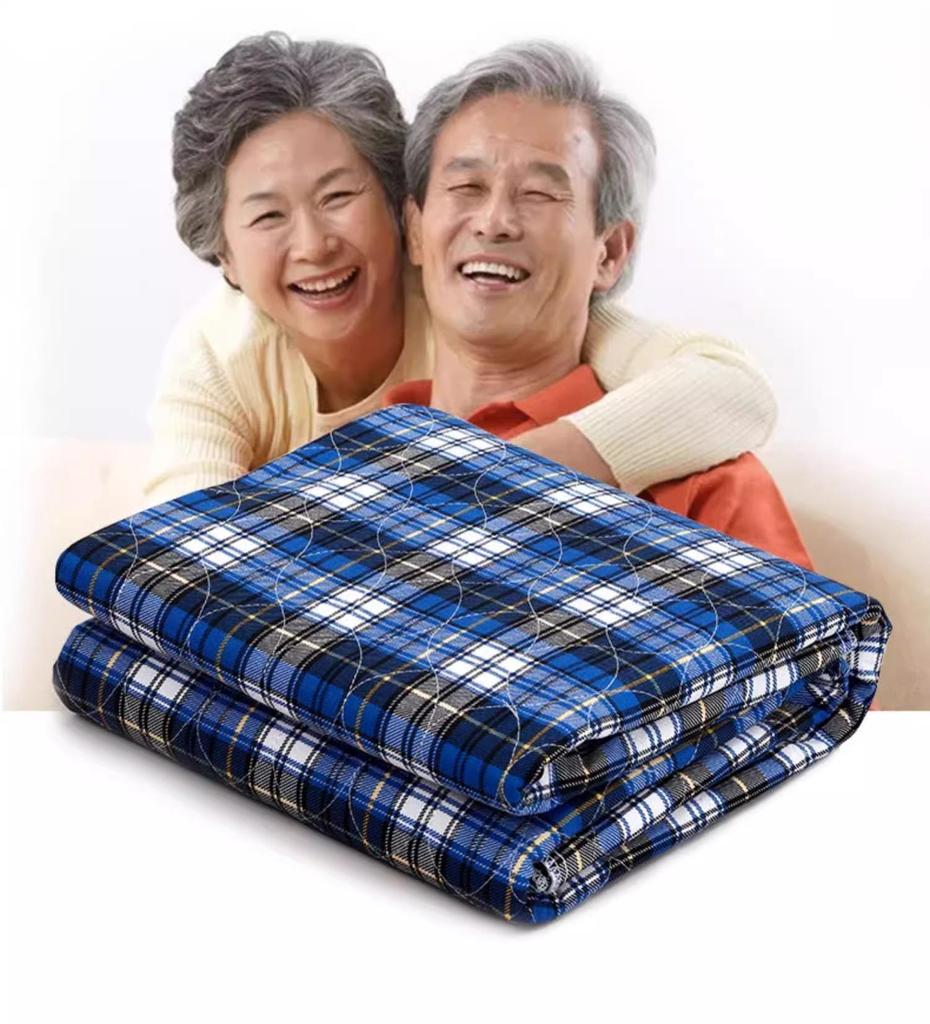 Waschbare wasserdichte Inkontinenzauflage für Erwachsene - Dicke, auslaufsichere Bettauflage für Pflegeheim & Bettlägerige Pflege