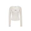 VEROMODA Women's Detachable Brooch Diamond Collar Knit Top