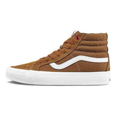 Ray Barbee X OG SK8-Hi Leica Brown Unisex Sneakers Light-Brown True-White VN0A4BVB92P