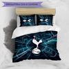 Tottenham Hotspur Pattern Printed 3PCS Bedding Set Soft Skin-Friendly Washable Duvet Cover & Pillowcases Set All Season Bedroom