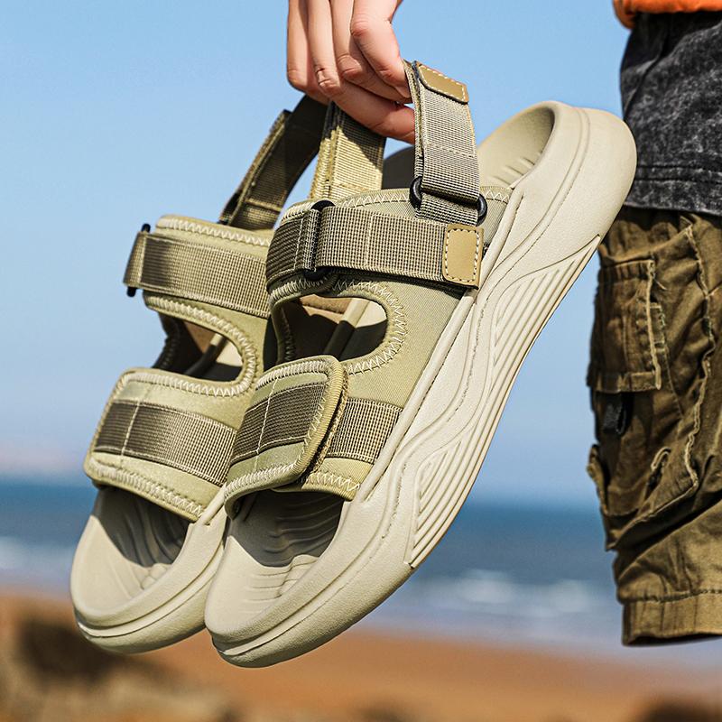 Fashion New Men Sports Sandals Outdoor Thick Bottom Breathable Slippers Beach Sandals Summer Casual Shoes Men Comfortable Sandals