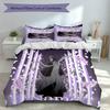 3pcs Custom Name Byakuya Kuchiki Set,Includes 1 Duvet Cover and 2 Pillowcases,All-season Bedroom Decor