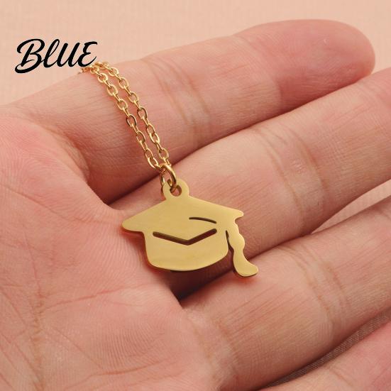 Graduate Pendant Necklace Graduation Cap Unisex Charm for Men Keepsake