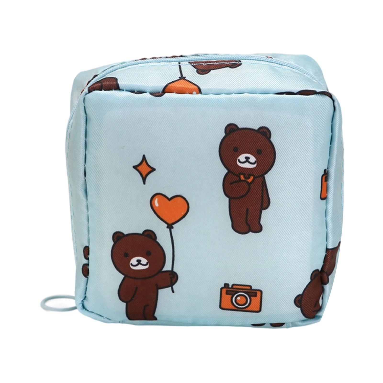 

Портативные косметички для женской гигиены Удобные косметички для гигиенических прокладок для незаметного хранения женских гигиенических средств синий